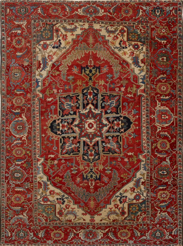 Antique Persian Serapi Rug Antiques Matt Camron Rugs & Tapestries