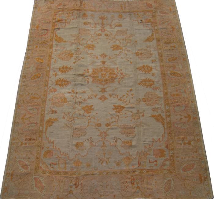 Late 19th century antique Oushak rug