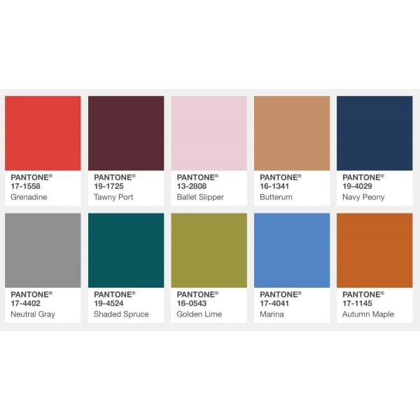 The colors of fall 2017 as seen in our rugs and on the runway