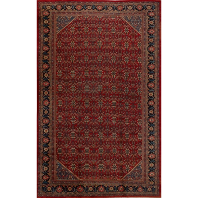  Antique Persian Mahal Rug