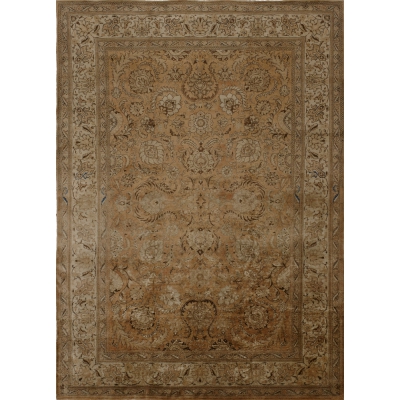  Vintage Persian Tabriz Rug