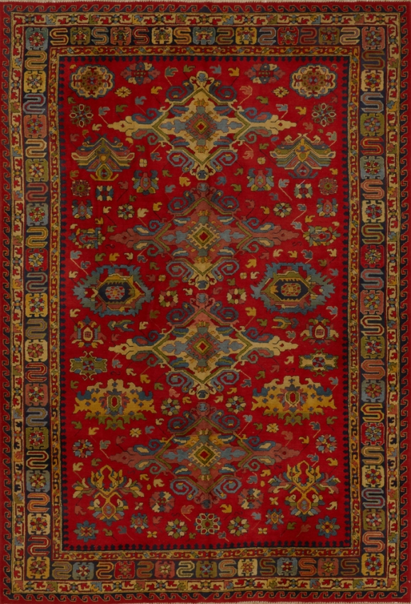  Semi-Antique European Kazak Rug
