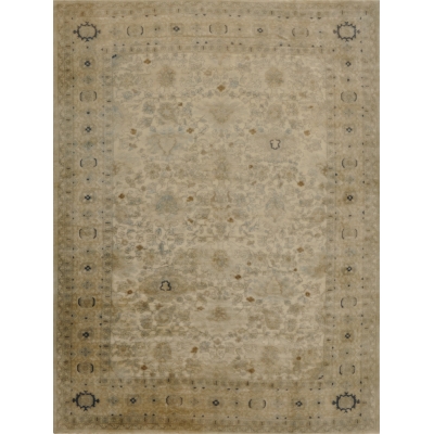 Vintage European Oushak Rug