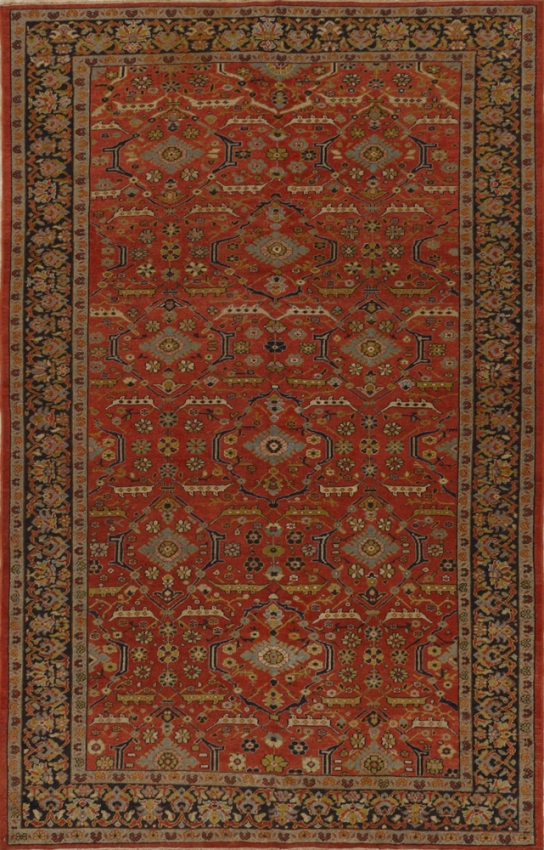  Antique Persian Mahal Rug