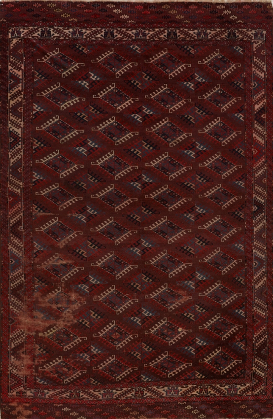  Antique  Turkaman Rug
