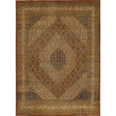  Antique  Persian Tabriz Hajalili Rug