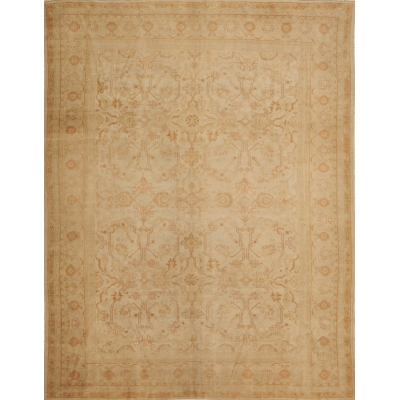 Antique Turkish Oushak Rug