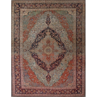 Antique Mohtasham Rug