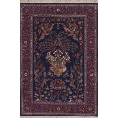 Antique Kashan Rug