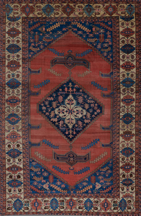  Antique  Persian Serapi  Rug