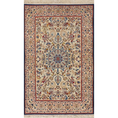 Semi-Antique Persian Esfahan Rug