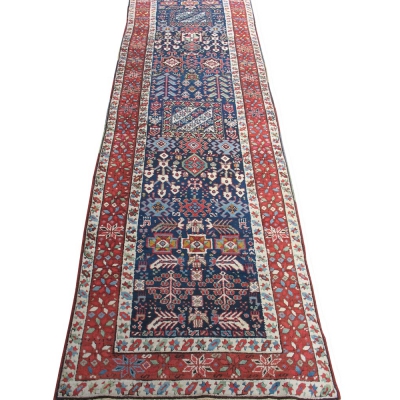 Antique Oriental Kazak Rug