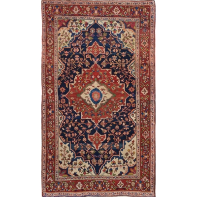 Antique Persian Farahan Sarouk Rug