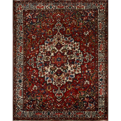 Antique Oriental Bakhtiari Rug
