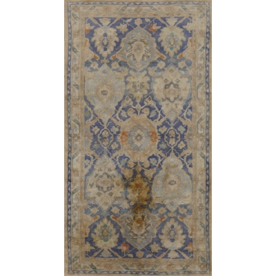 Vintage European Oushak Rug