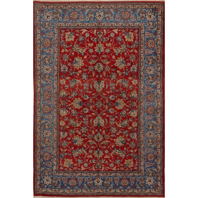 Antique Persian Esfahan Rug