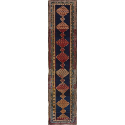 Antique Kurdish (Meshgin) Rug