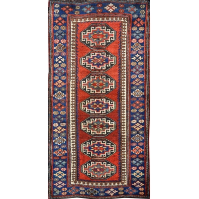  Antique  Kurdish Rug