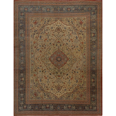Antique Persian Tabriz Rug
