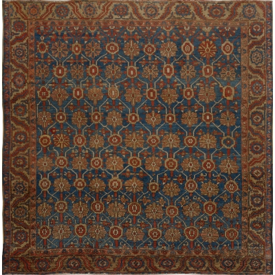 Antique Persian Serapi Rug
