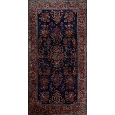  Antique  Yazd Rug