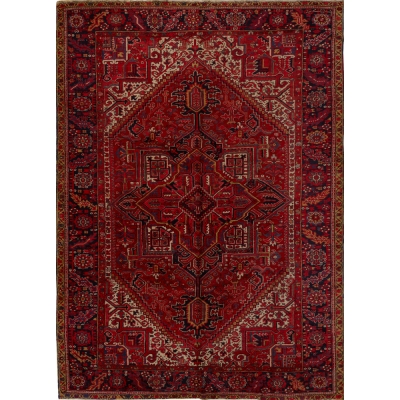 Antique Persian Heriz Rug
