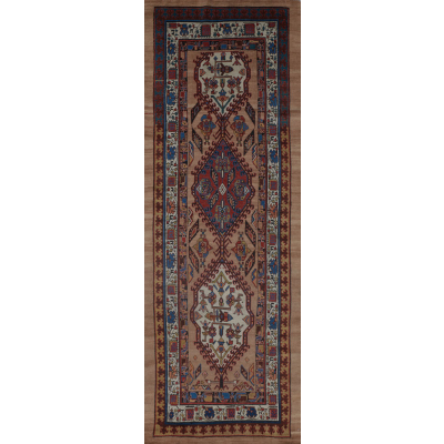  Antique Persian Sarab Rug