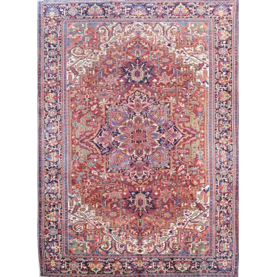 Antique Persian Heriz Rug