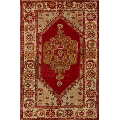 Antique Turkish Oushak Rug