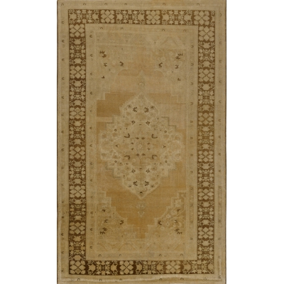 Antique Turkish Oushak Rug