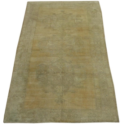 Antique Turkish Oushak Rug