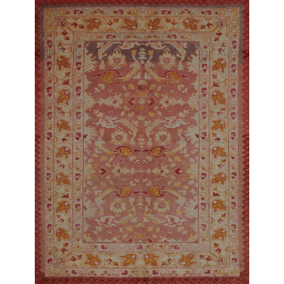 Antique Turkish Oushak Rug