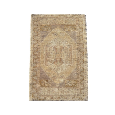 Antique Turkish Oushak Rug