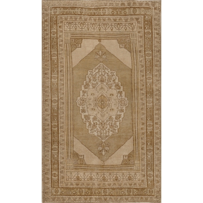 Antique Turkish Oushak Rug