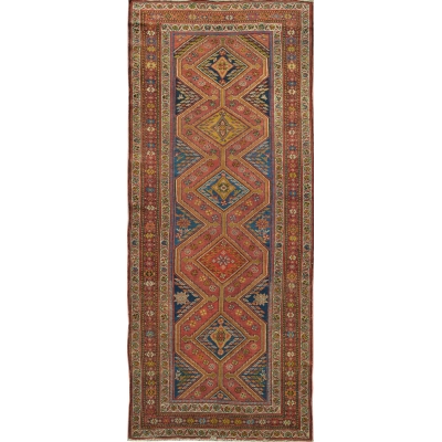  Antique  Kurdish Rug