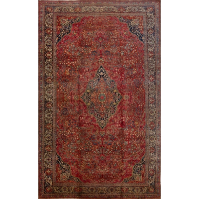 Antique Persian Farahan Sarouk Rug