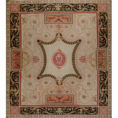 Antique European Aubusson Rug