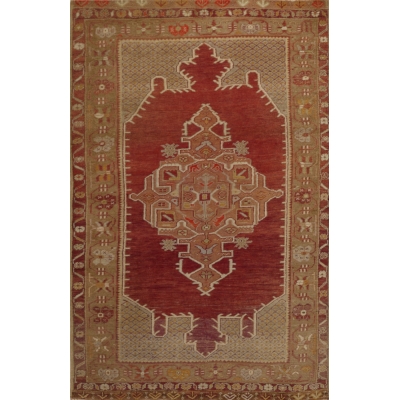 Antique Turkish Oushak Rug