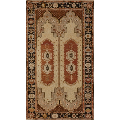 Antique Turkish Oushak Rug