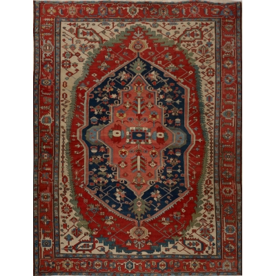  Antique  Serapi Rug