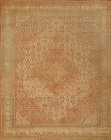  Antique  Persian Tabriz Hajalili Rug