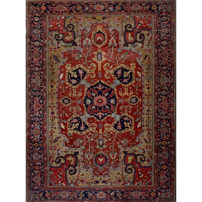  Antique  Serapi Rug