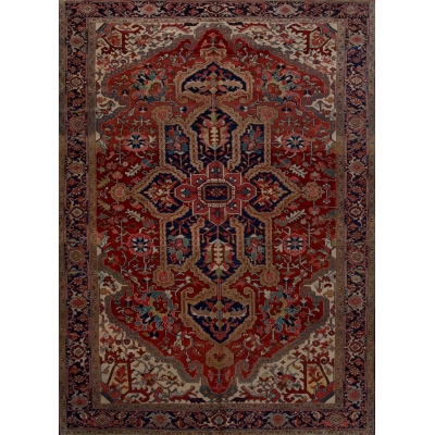  Antique  Serapi Rug
