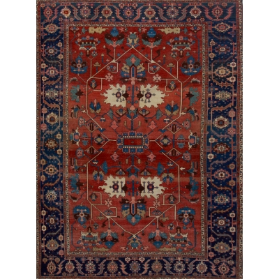 Antique  Serapi Rug