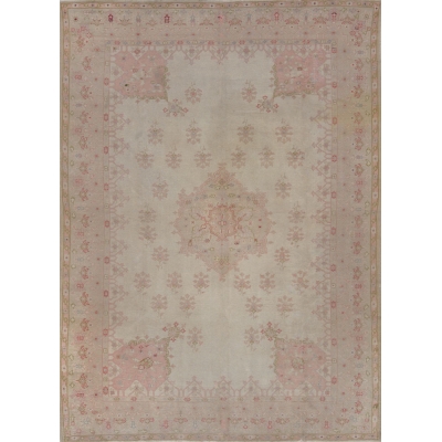 Antique Turkish Oushak Rug