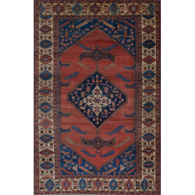  Antique  Persian Serapi  Rug