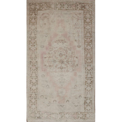 Antique Turkish Oushak Rug