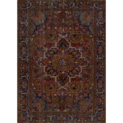Antique Persian Heriz Rug