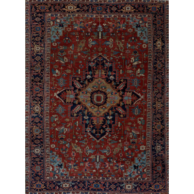 Antique Persian Heriz Rug