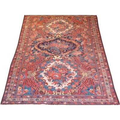 Antique Oriental Bakhtiari Rug